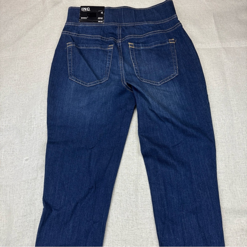I.n.c. International Concepts Women's High-Rise Pull-on Skinny Jeans Size 4 - Picture 14 of 16